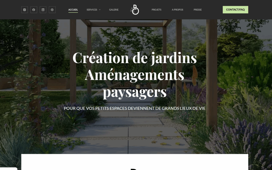 Refonte du site Balcor Création — Collaboration avec GimmeSocialWeb (Paris)