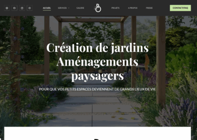 Refonte du site Balcor Création — Collaboration avec GimmeSocialWeb (Paris)